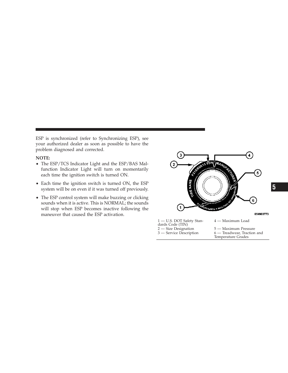 Tire safety information, Tire markings | Dodge 2009 Charger User Manual | Page 303 / 484