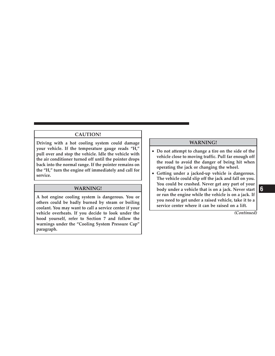 Jacking and tire changing | Dodge 2009 Charger User Manual | Page 359 / 484