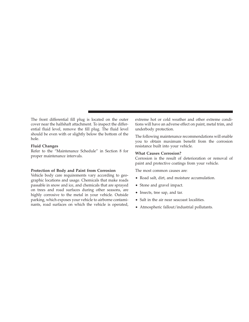 Appearance care and protection from corrosion, Appearance care and protection from, Corrosion | Dodge 2009 Charger User Manual | Page 408 / 484