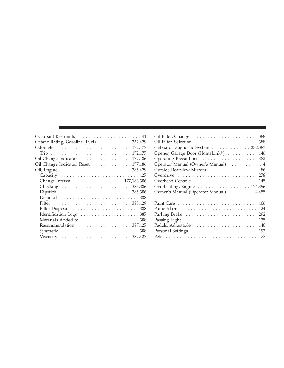 Dodge 2009 Charger User Manual | Page 474 / 484