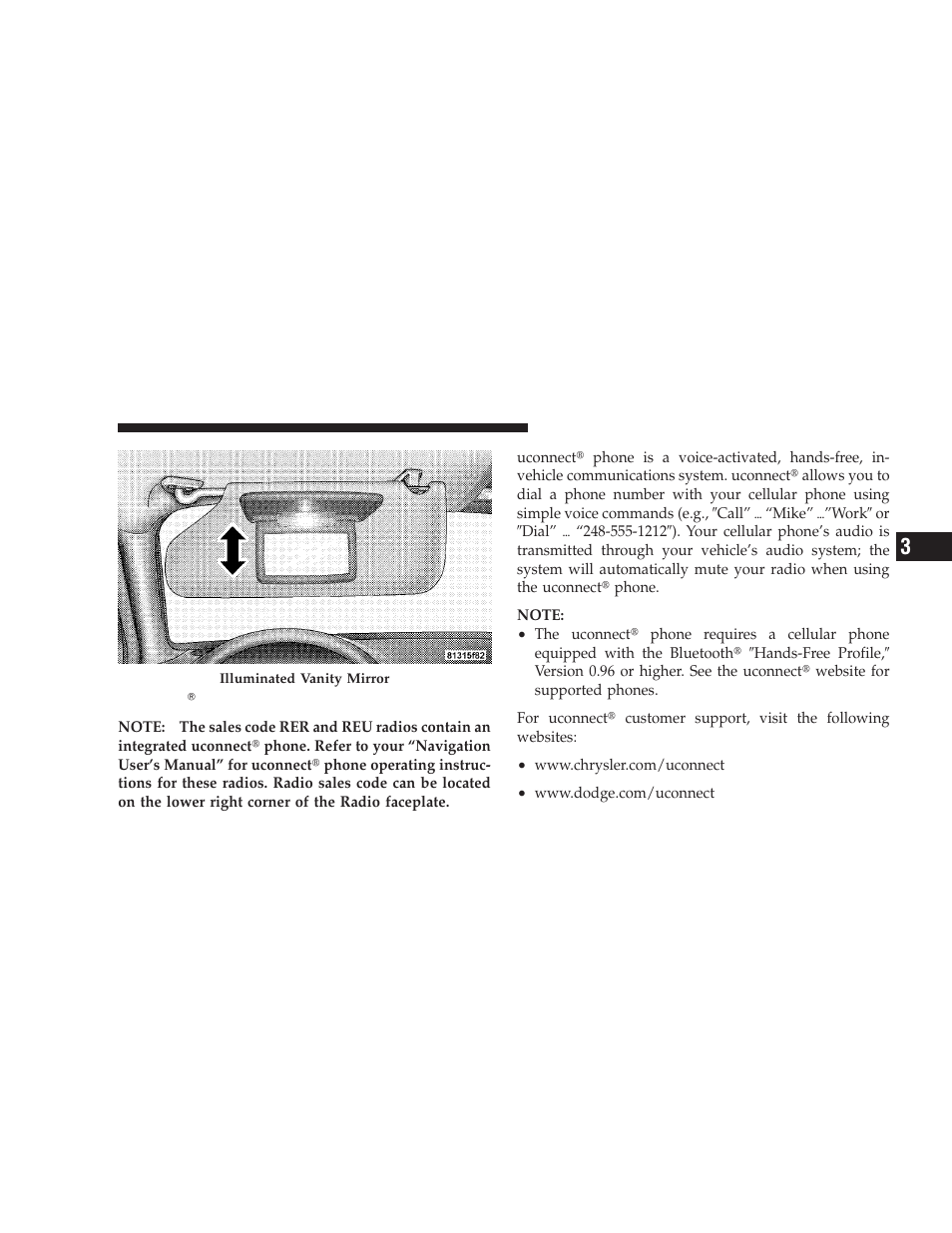 Uconnect phone - if equipped, Uconnect௡ phone — if equipped | Dodge 2009 Charger User Manual | Page 91 / 484