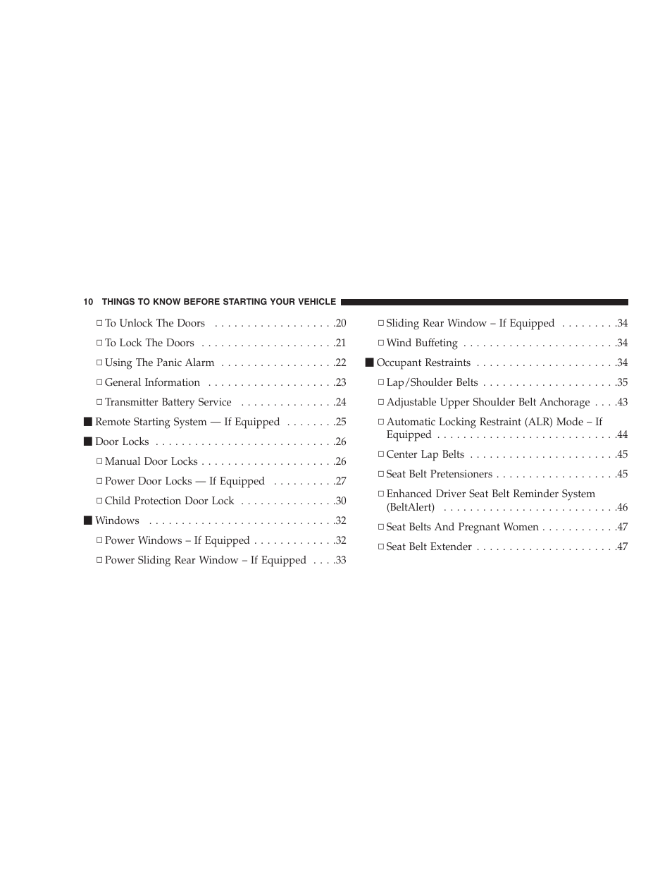 Dodge 2007 Ram Chassis Cab User Manual | Page 10 / 532