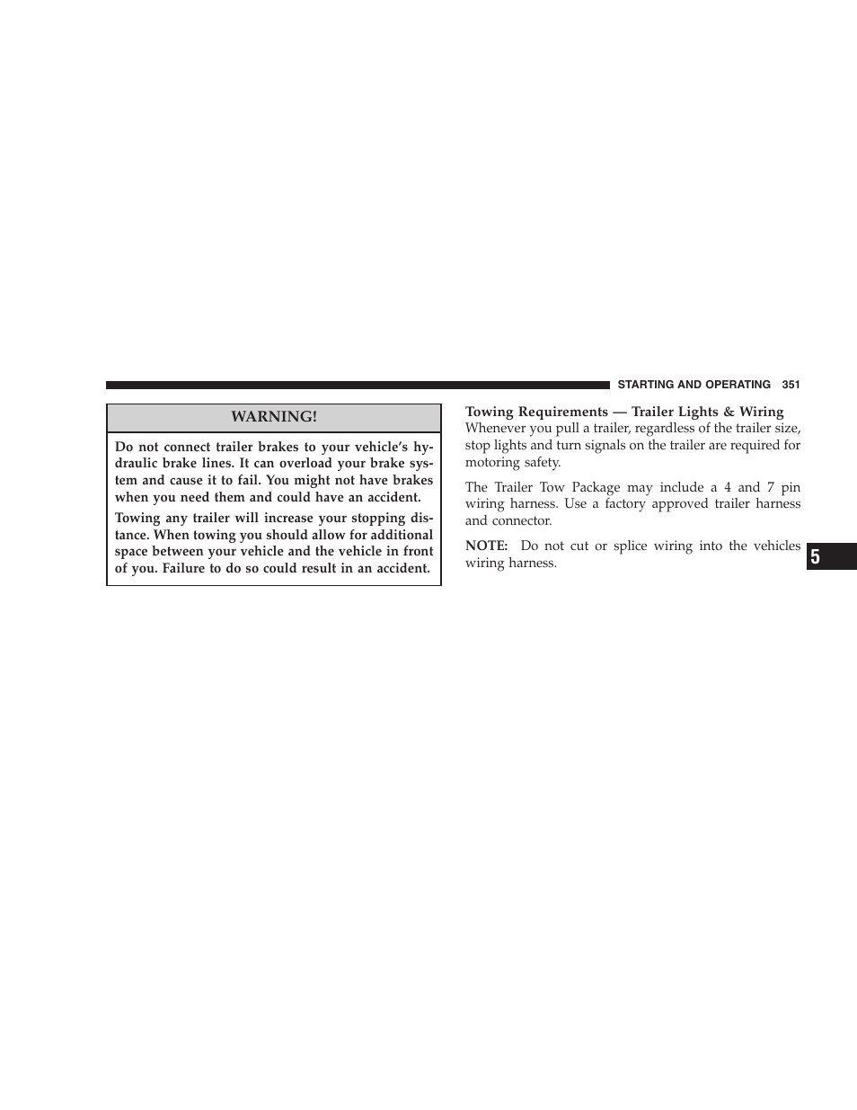 Dodge 2007 Ram Chassis Cab User Manual | Page 351 / 532