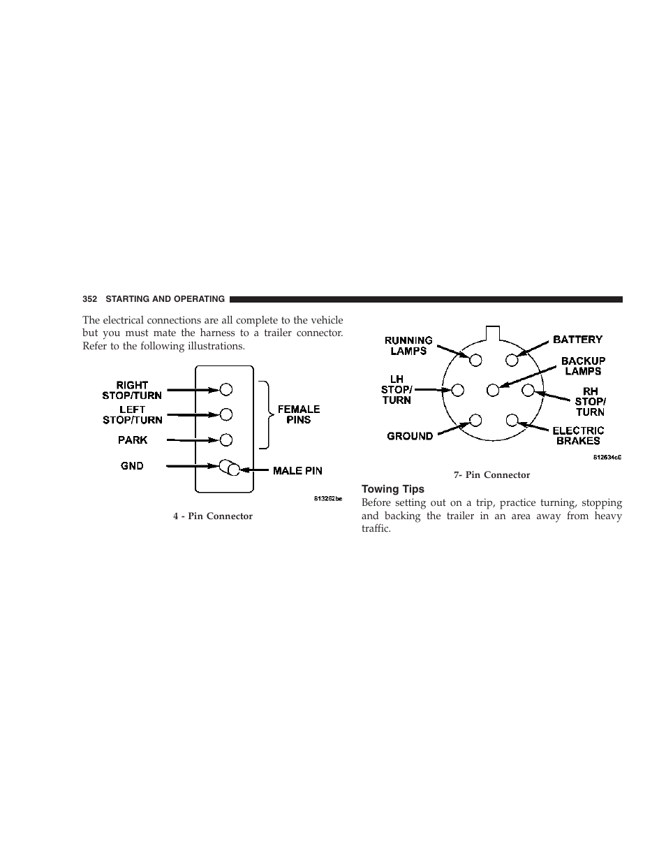 Towing tips | Dodge 2007 Ram Chassis Cab User Manual | Page 352 / 532