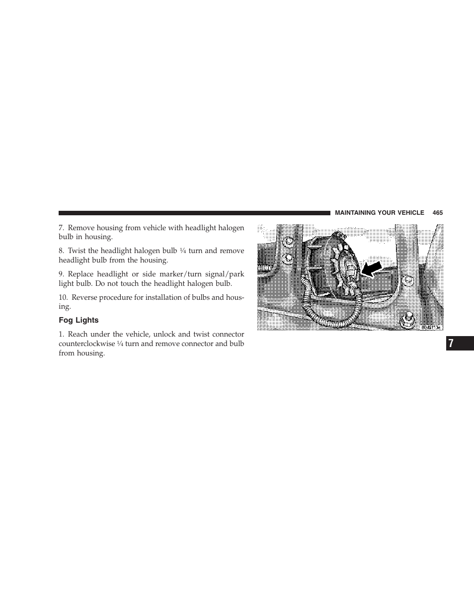 Fog lights | Dodge 2007 Ram Chassis Cab User Manual | Page 465 / 532