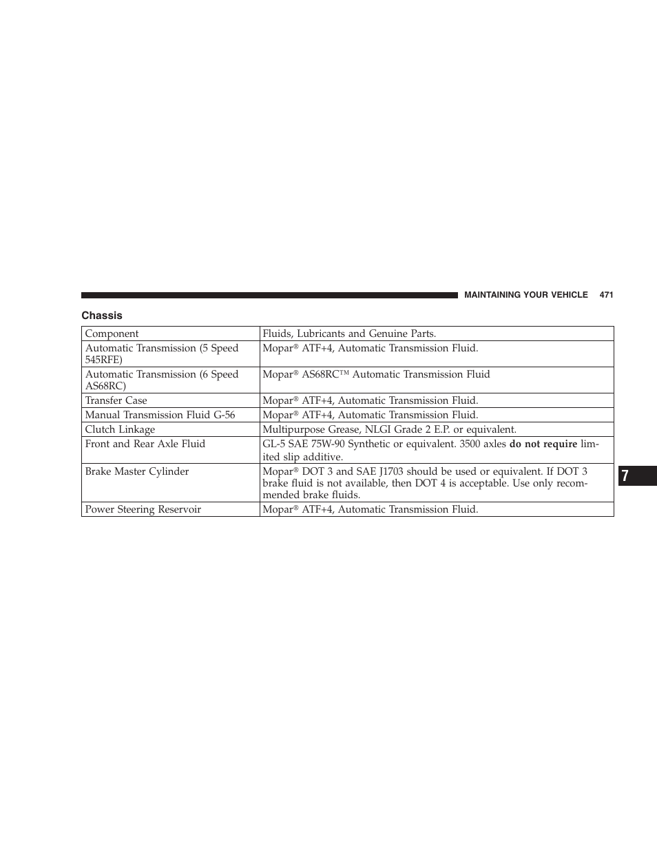 Chassis | Dodge 2007 Ram Chassis Cab User Manual | Page 471 / 532