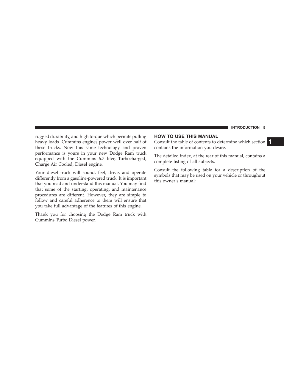 How to use this manual | Dodge 2007 Ram Chassis Cab User Manual | Page 5 / 532