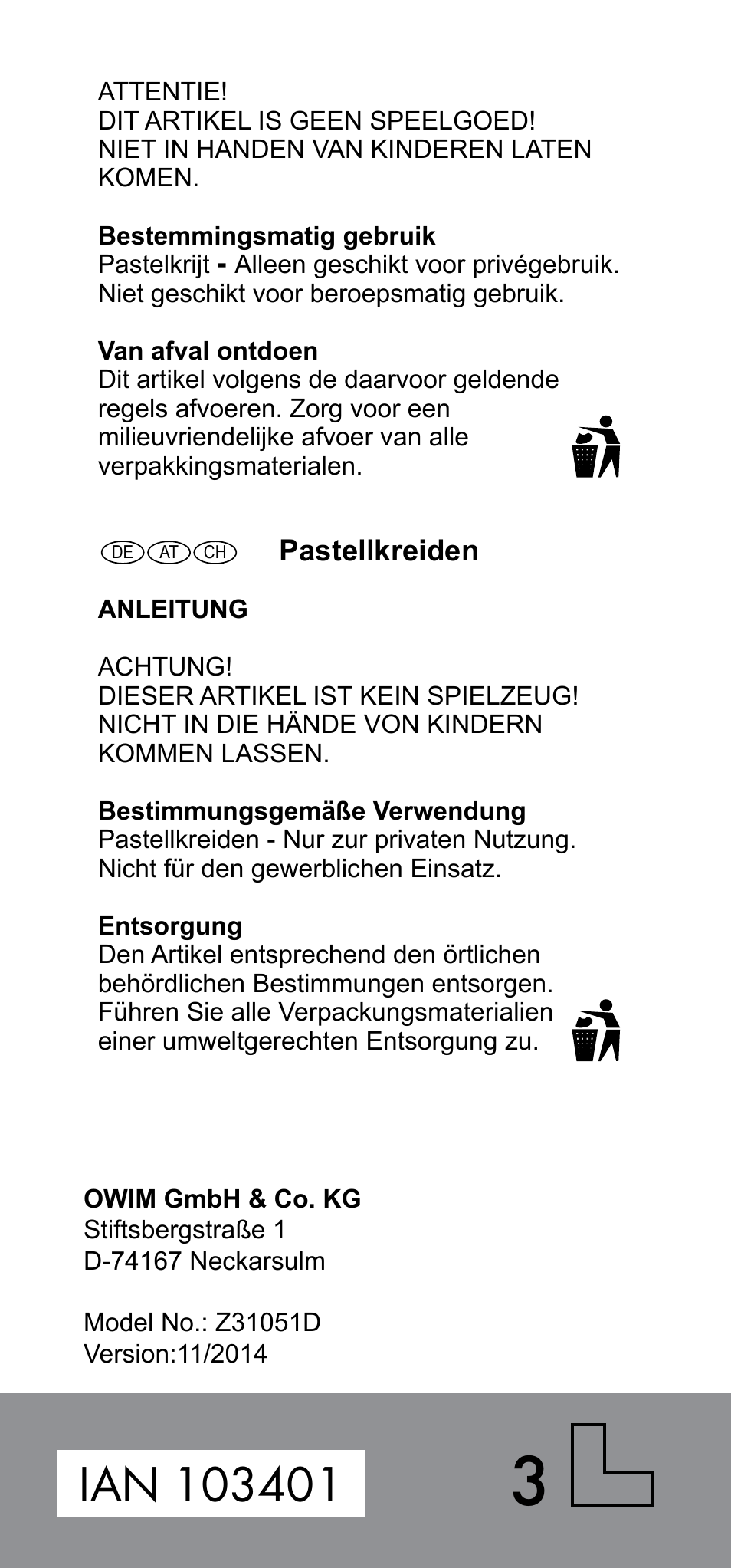 Crelando Z31051D User Manual | Page 4 / 4