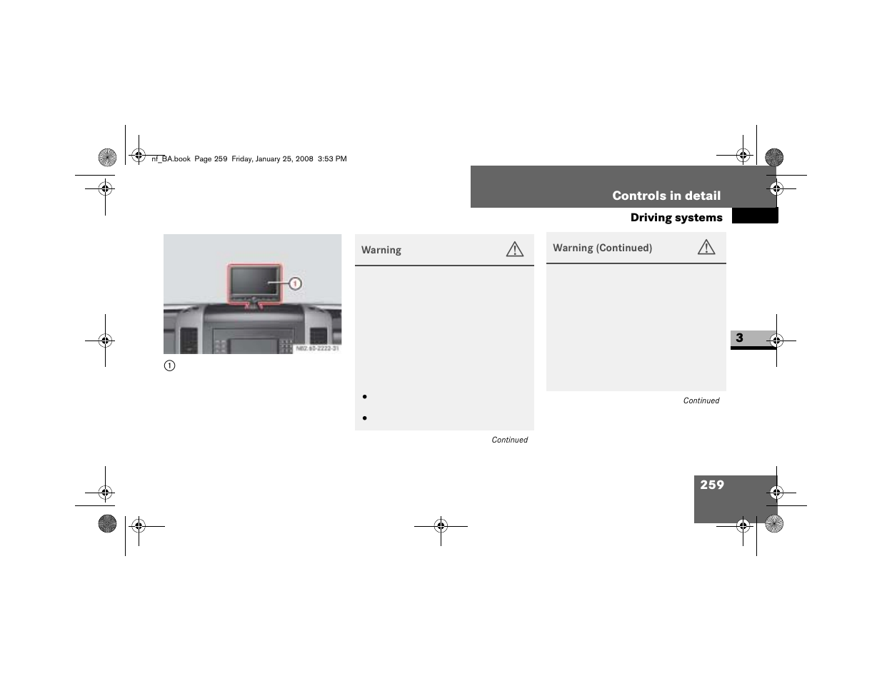 Dodge 2008 Sprinter User Manual | Page 261 / 666