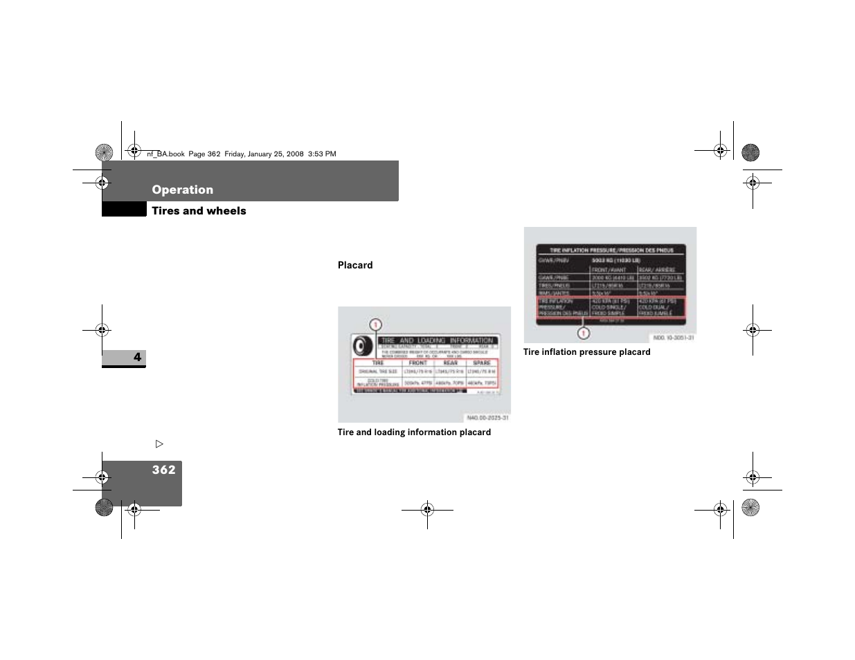 Placard | Dodge 2008 Sprinter User Manual | Page 364 / 666