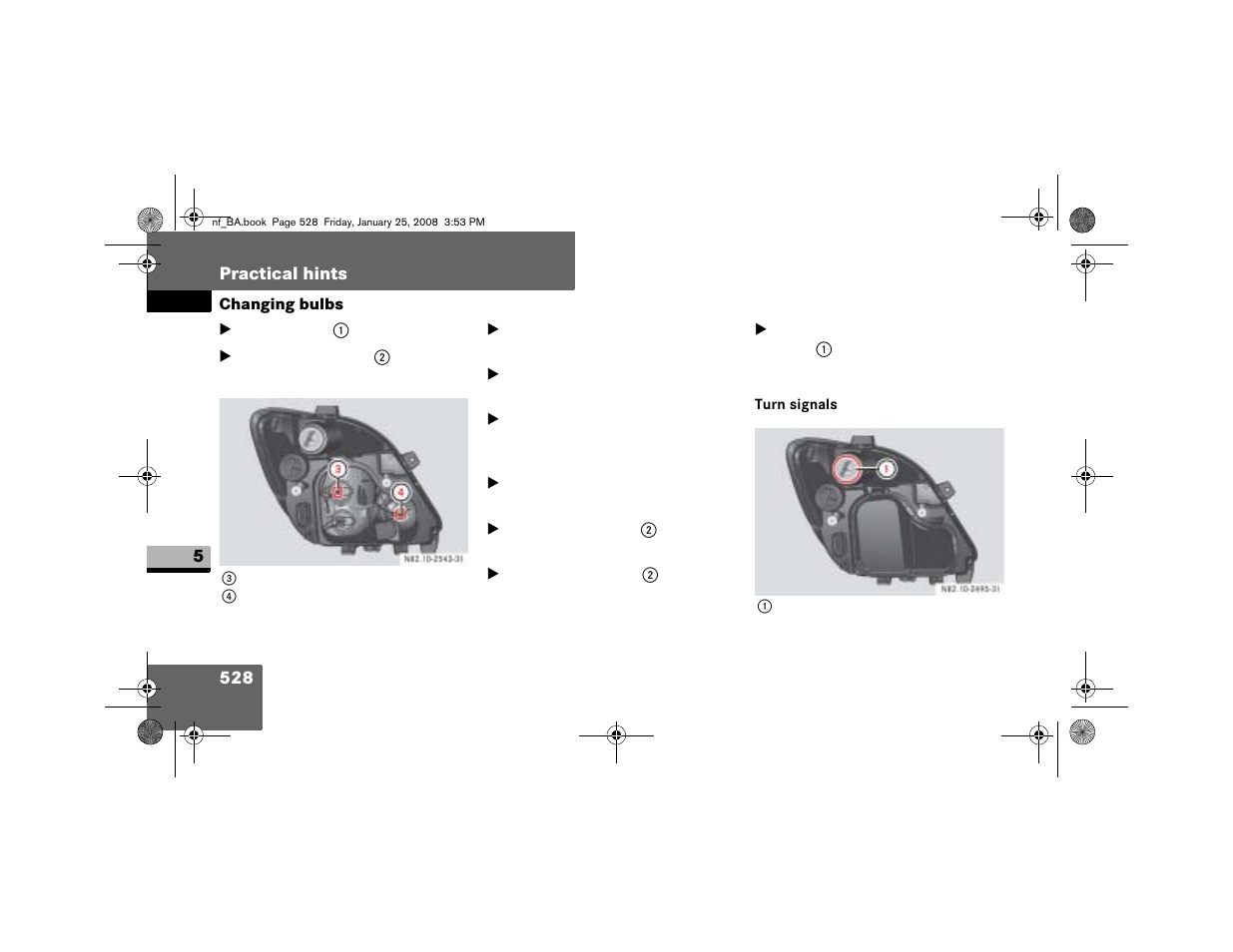 Turn signals | Dodge 2008 Sprinter User Manual | Page 530 / 666