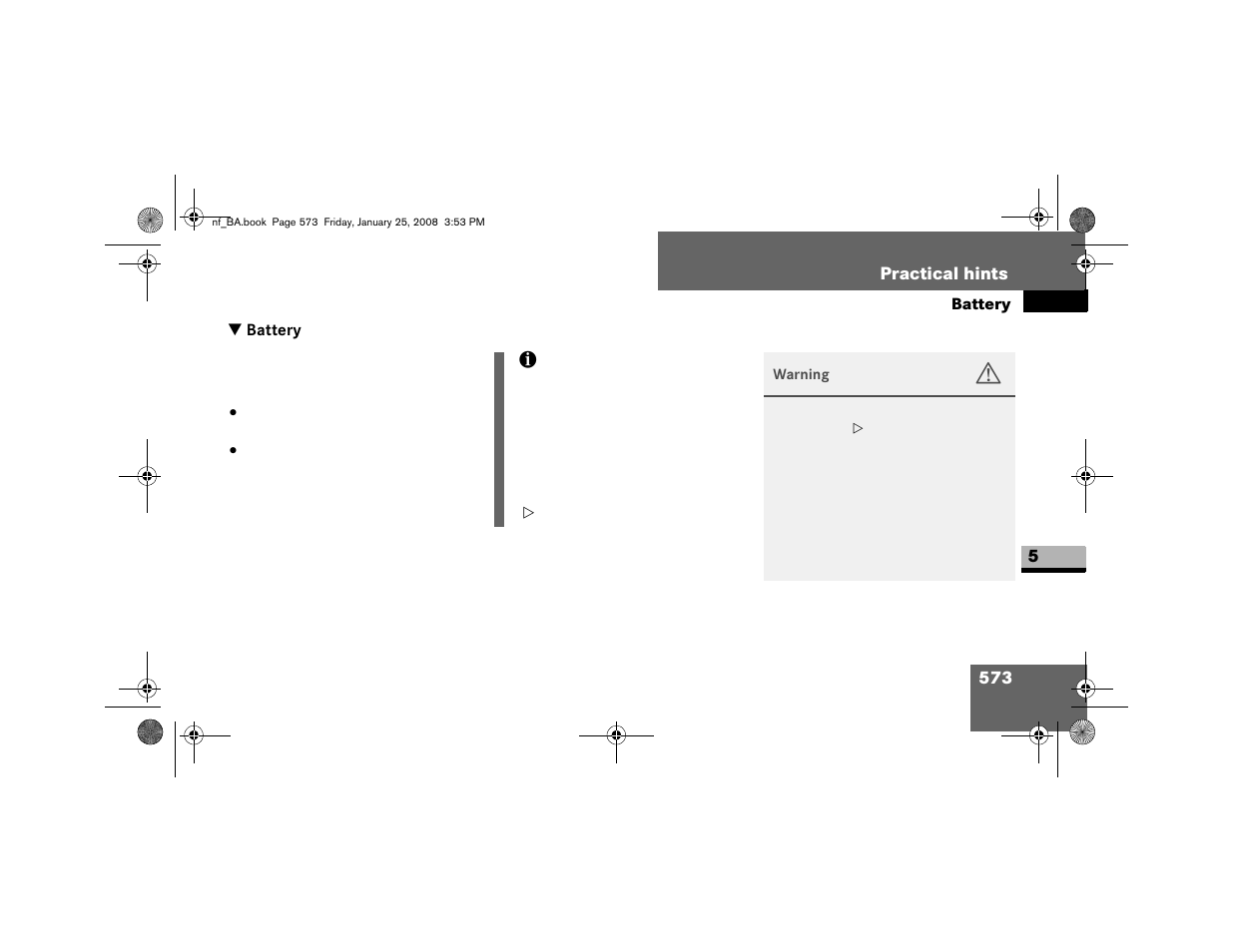 Battery | Dodge 2008 Sprinter User Manual | Page 575 / 666