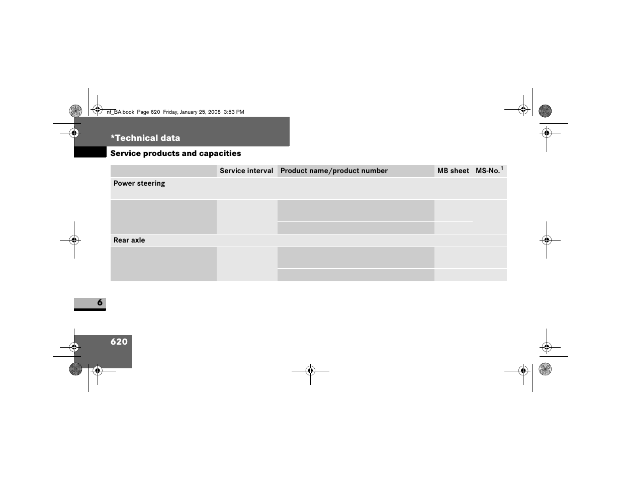 Power steering, Rear axle | Dodge 2008 Sprinter User Manual | Page 622 / 666