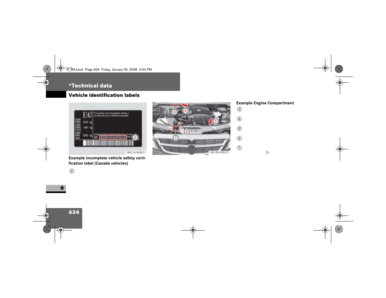 634 *technical data | Dodge 2008 Sprinter User Manual | Page 636 / 666