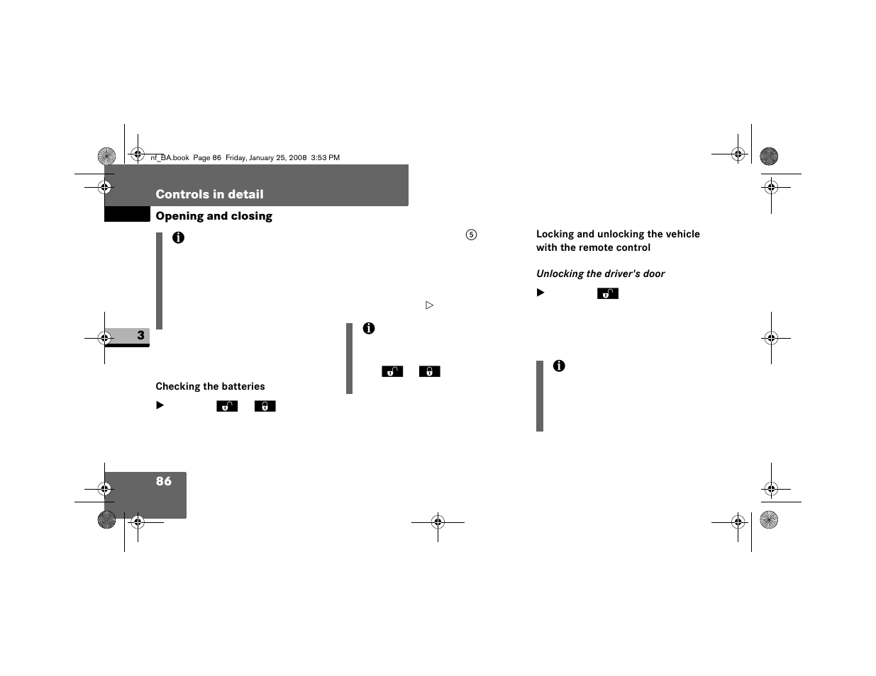 Checking the batteries | Dodge 2008 Sprinter User Manual | Page 88 / 666