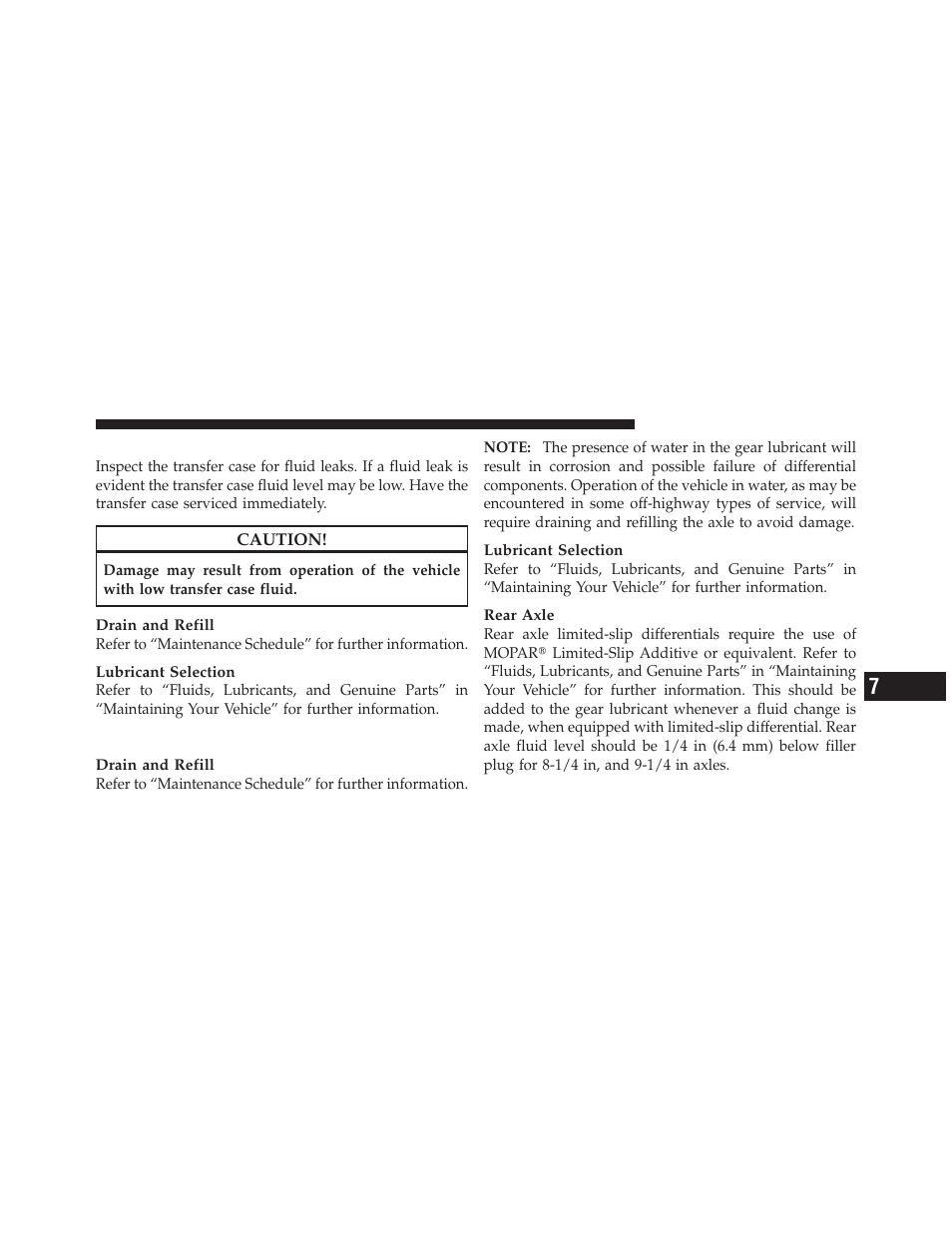 Transfer case, Axles | Dodge 2010 Dakota User Manual | Page 380 / 450