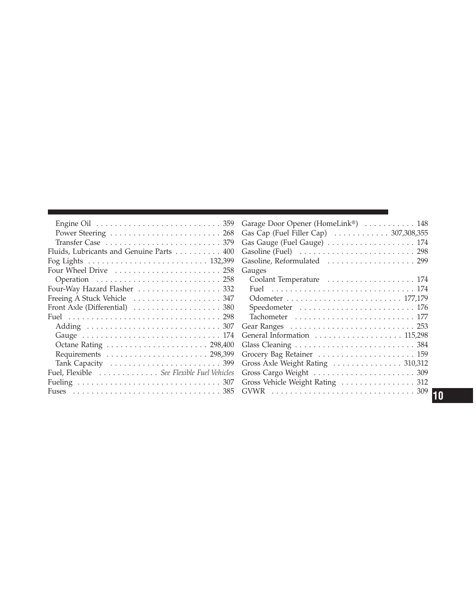 Dodge 2010 Dakota User Manual | Page 438 / 450