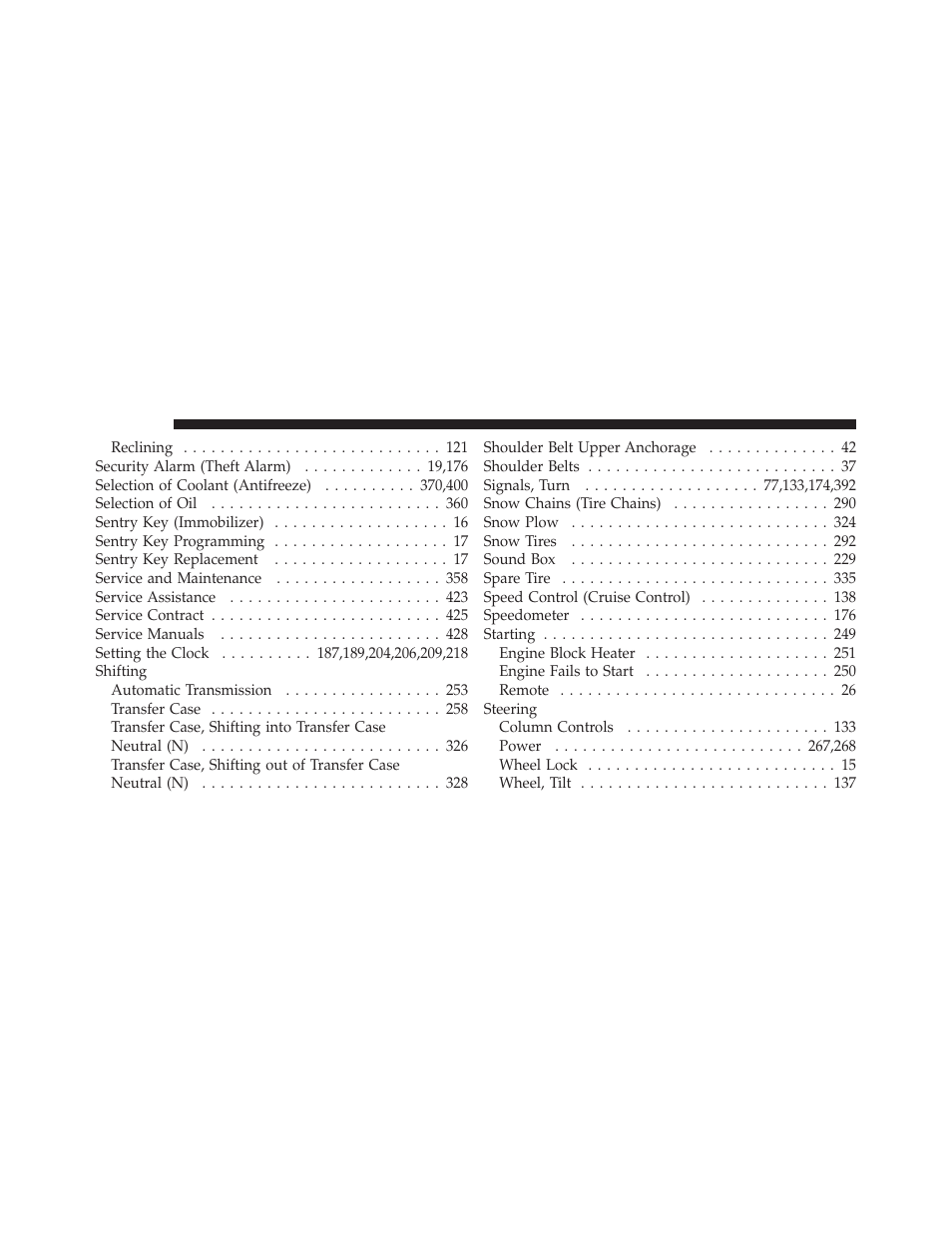 Dodge 2010 Dakota User Manual | Page 445 / 450