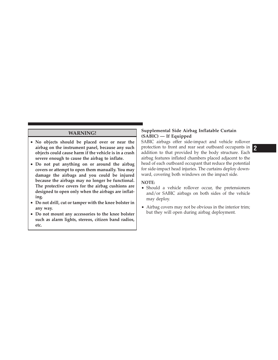 Dodge 2010 Dakota User Manual | Page 50 / 450