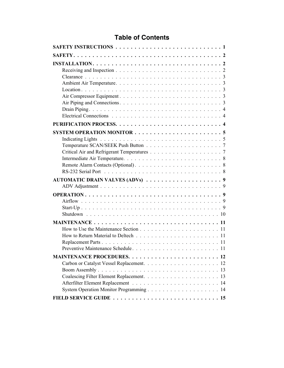 Deltech Fitness PYRAMID 8000 User Manual | Page 2 / 28