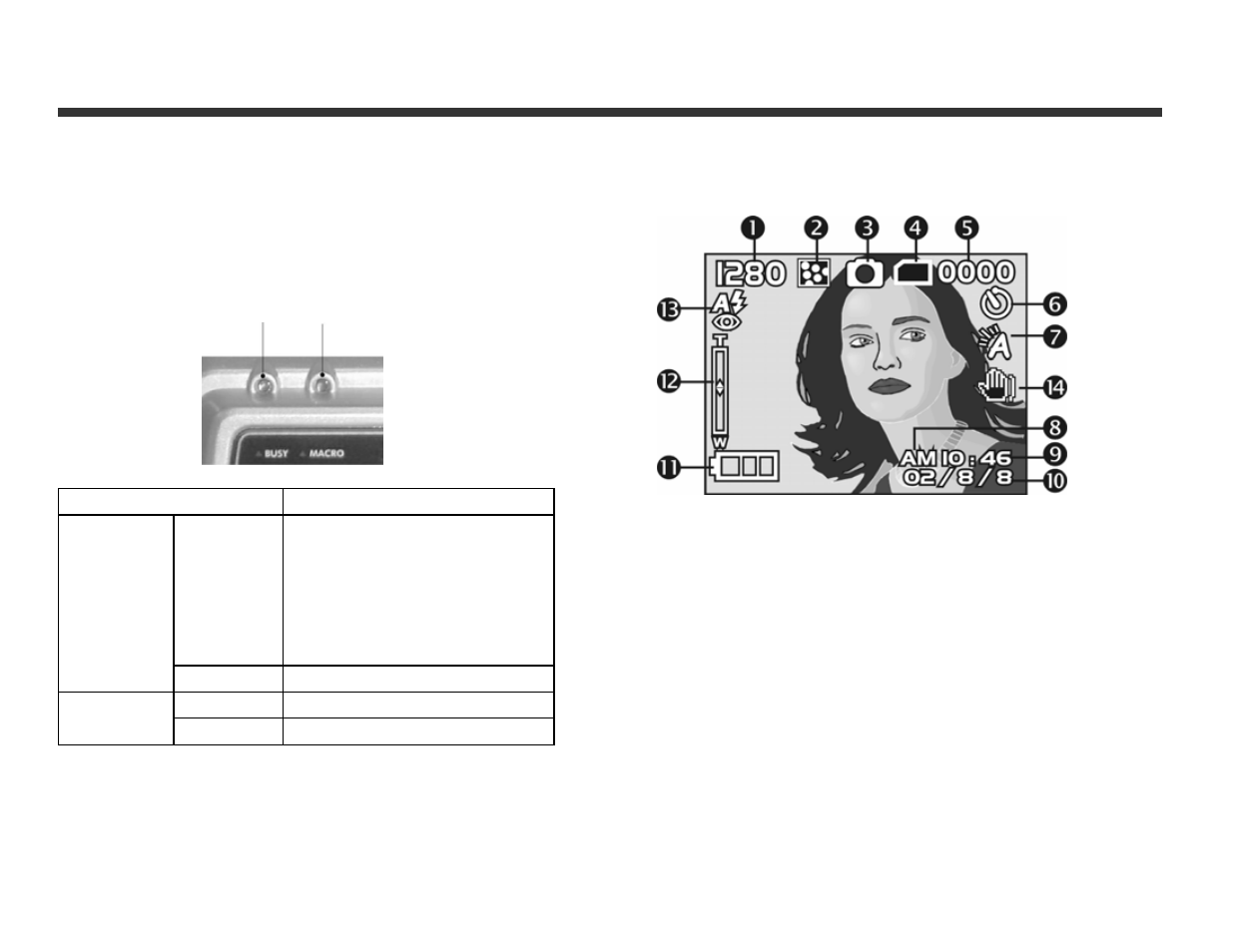 Chapter 3 controls, operation, and display, 1 led indicators, 2 lcd monitor display | DXG Technology DXG-308 User Manual | Page 8 / 29