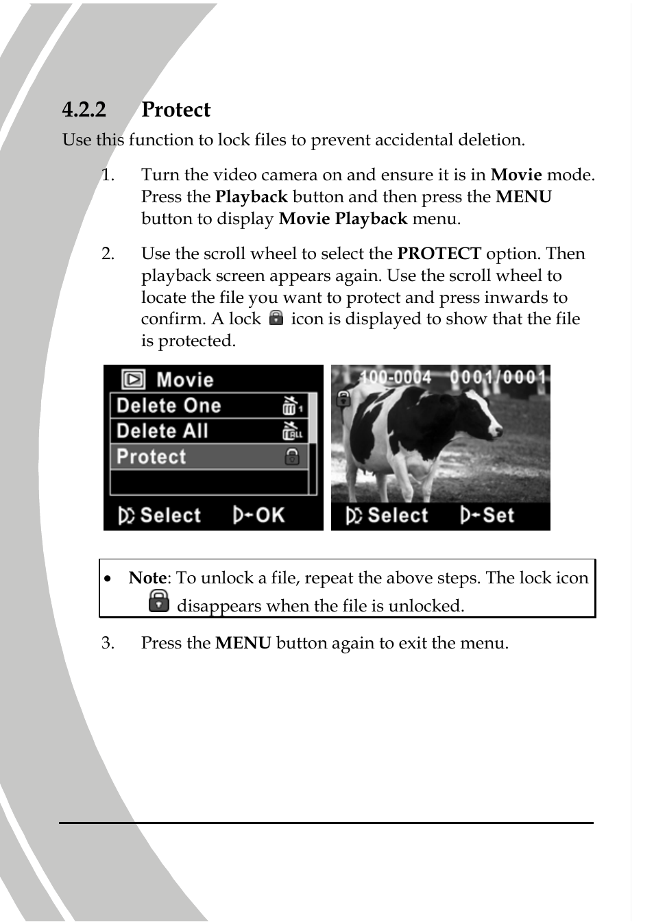 Protect, 2 protect | DXG Technology DXG-566V HD User Manual | Page 54 / 80