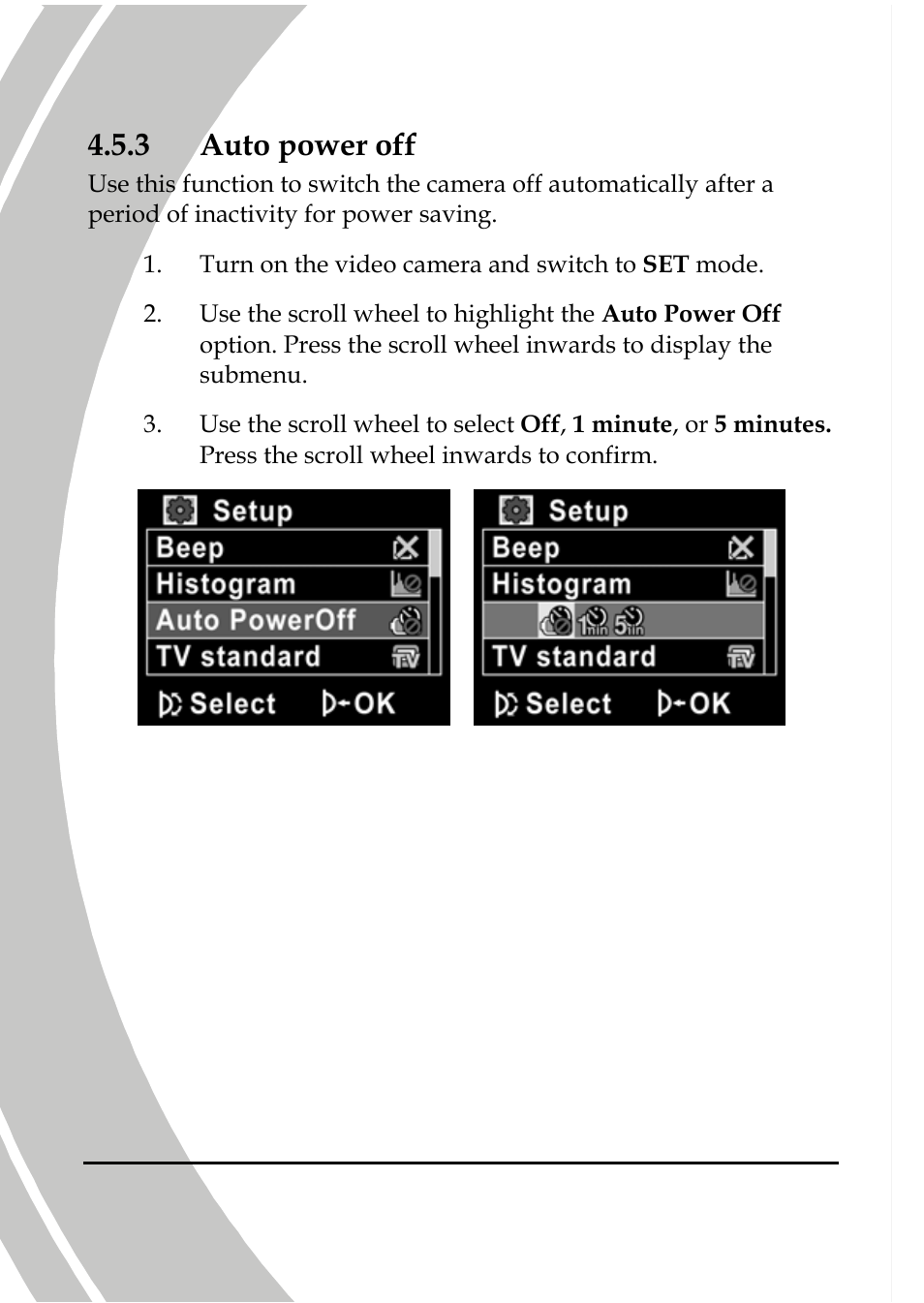 Auto power off, 3 auto power off | DXG Technology DXG-566V HD User Manual | Page 66 / 80