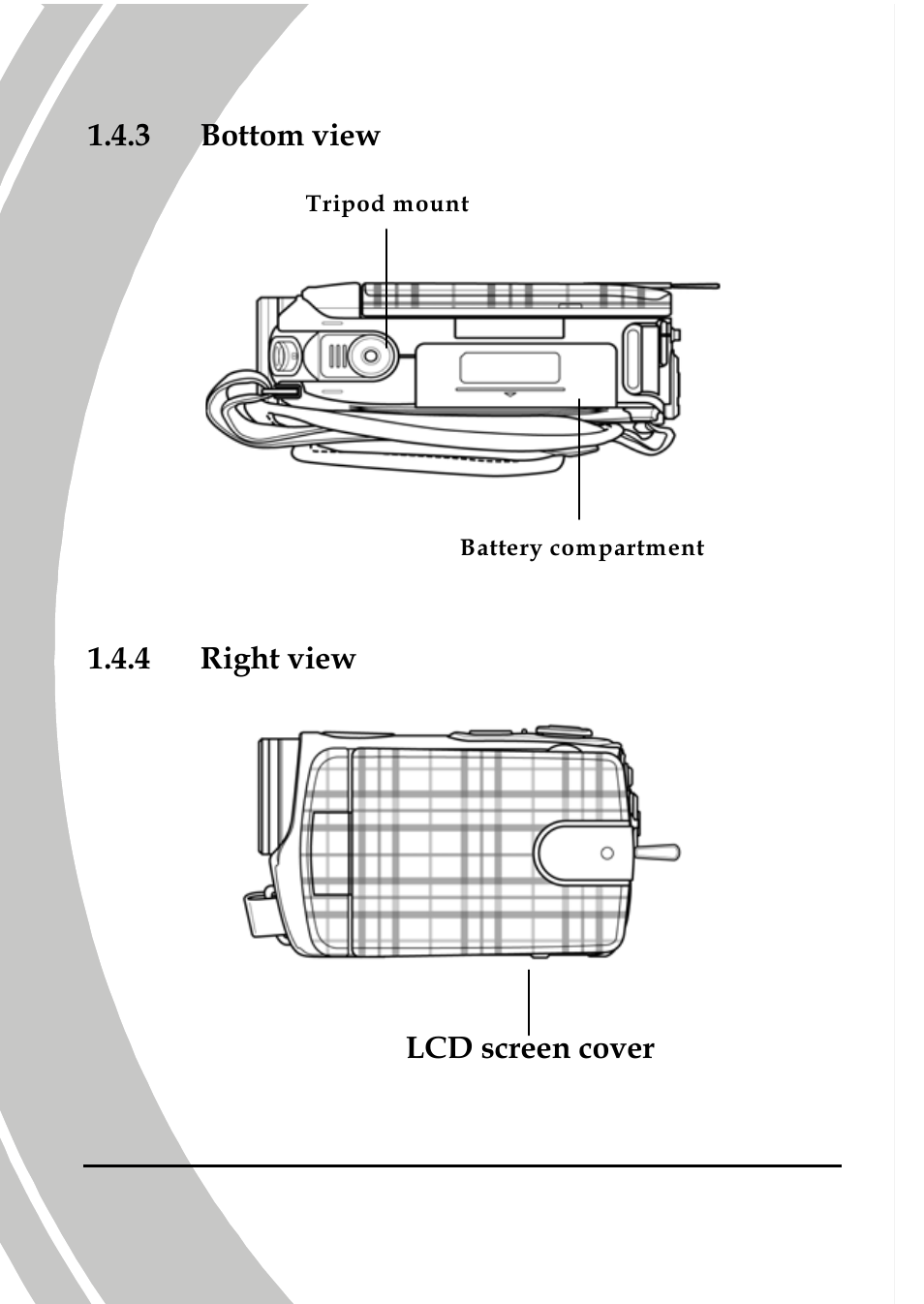 Bottom view, Right view | DXG Technology DXG-533V User Manual | Page 14 / 82