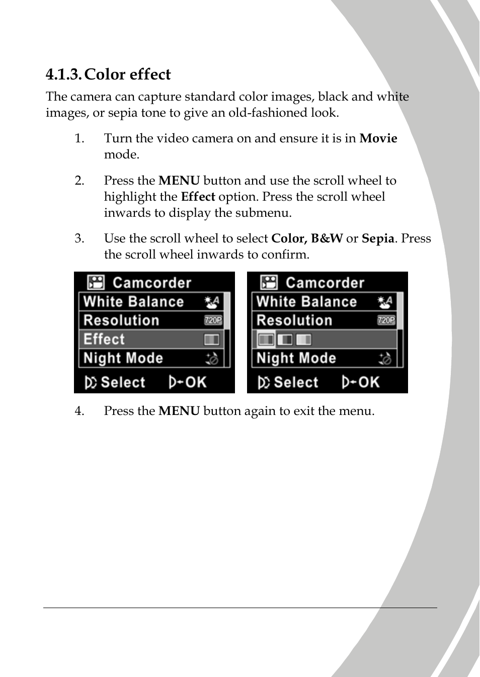 Color effect | DXG Technology DXG-533V User Manual | Page 49 / 82