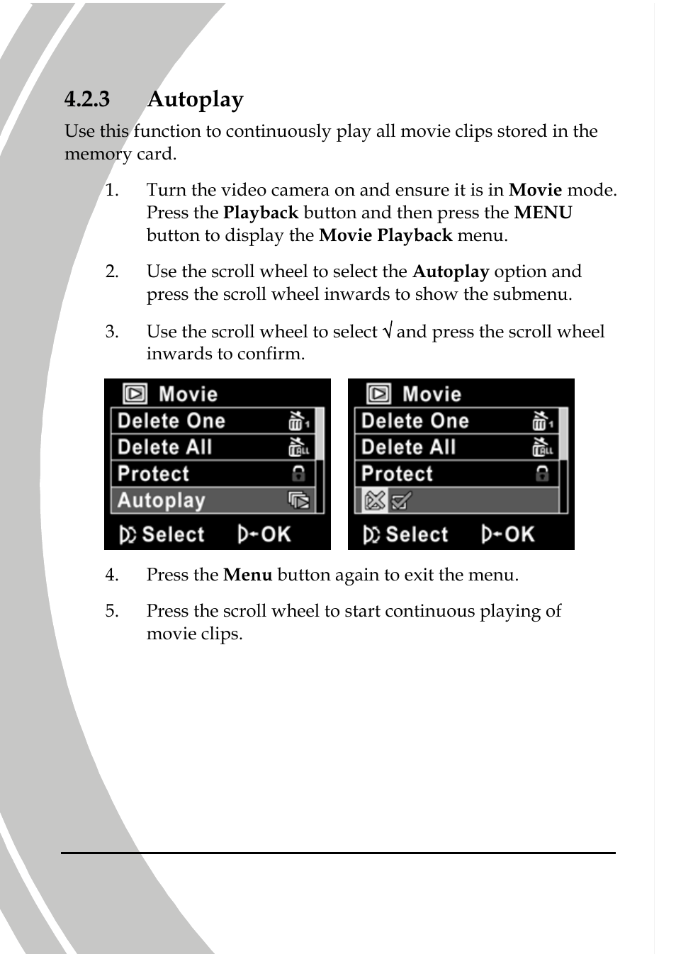 Autoplay, 3 autoplay | DXG Technology DXG-533V User Manual | Page 56 / 82
