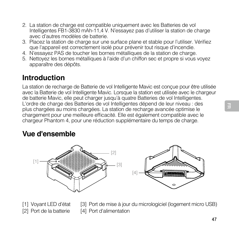 Introduction, Vue d'ensemble | DJI Mavic Pro User Manual | Page 46 / 77