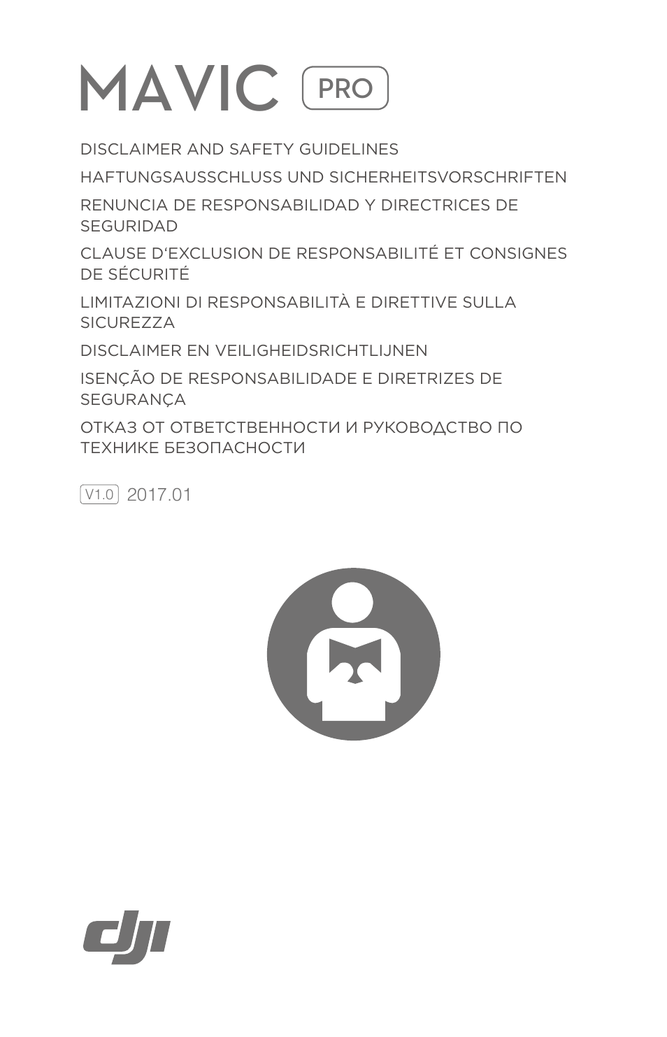 DJI Mavic Pro User Manual | 183 pages