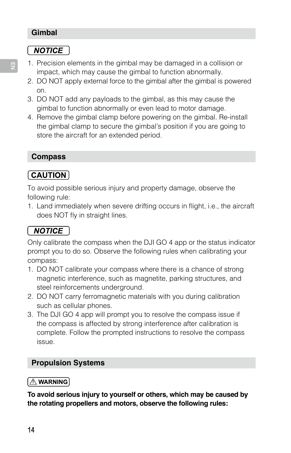 DJI Mavic Pro User Manual | Page 13 / 183