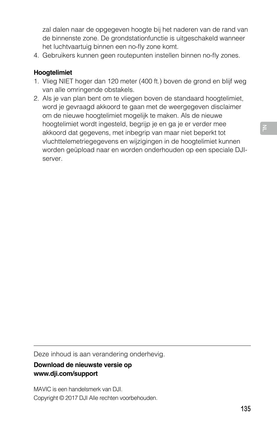 DJI Mavic Pro User Manual | Page 134 / 183