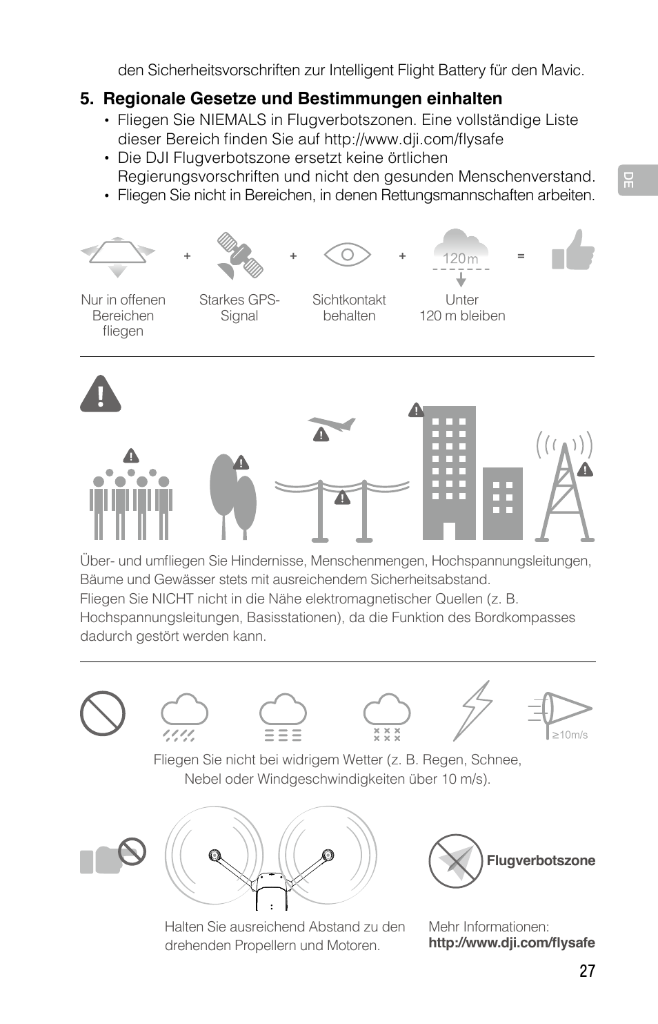 DJI Mavic Pro User Manual | Page 26 / 183