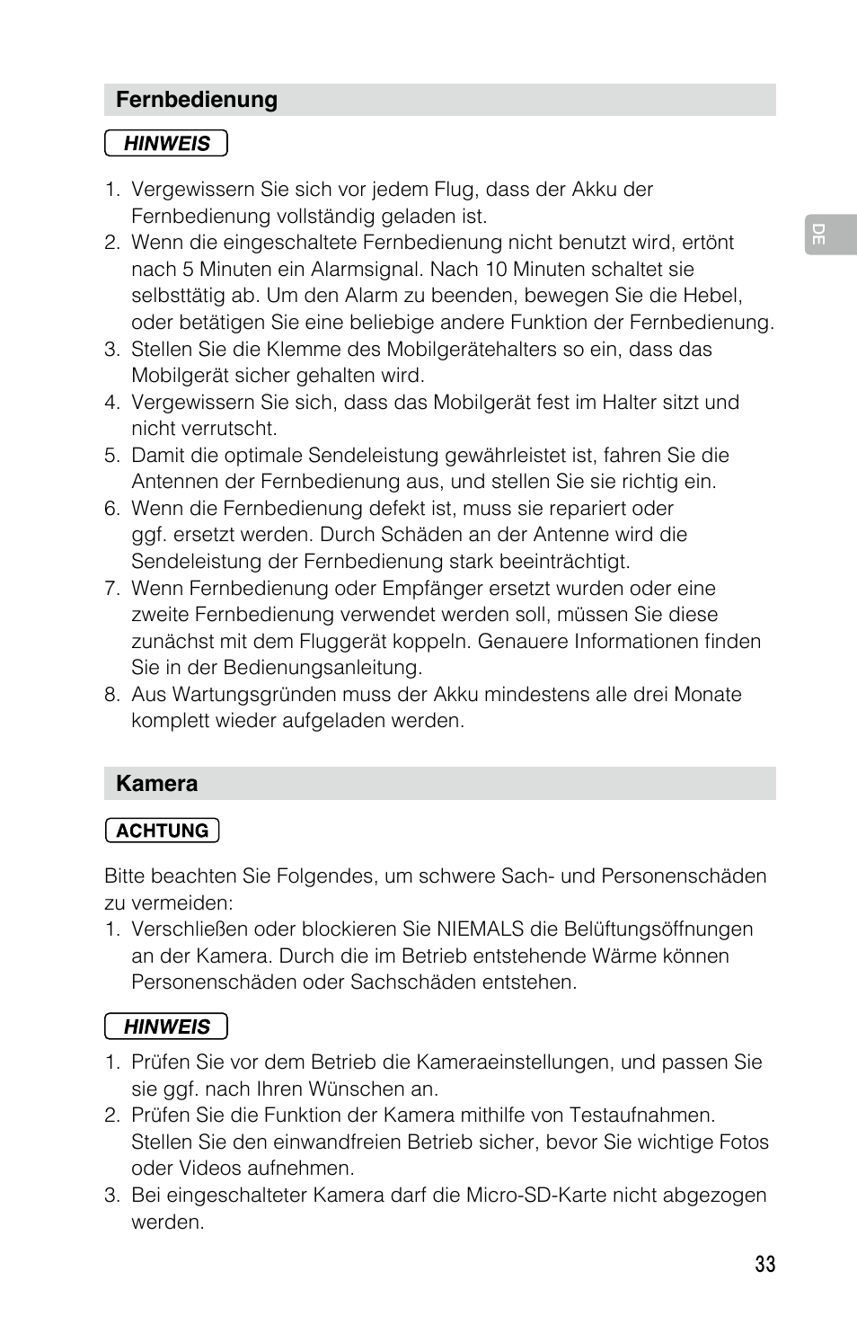 DJI Mavic Pro User Manual | Page 32 / 183