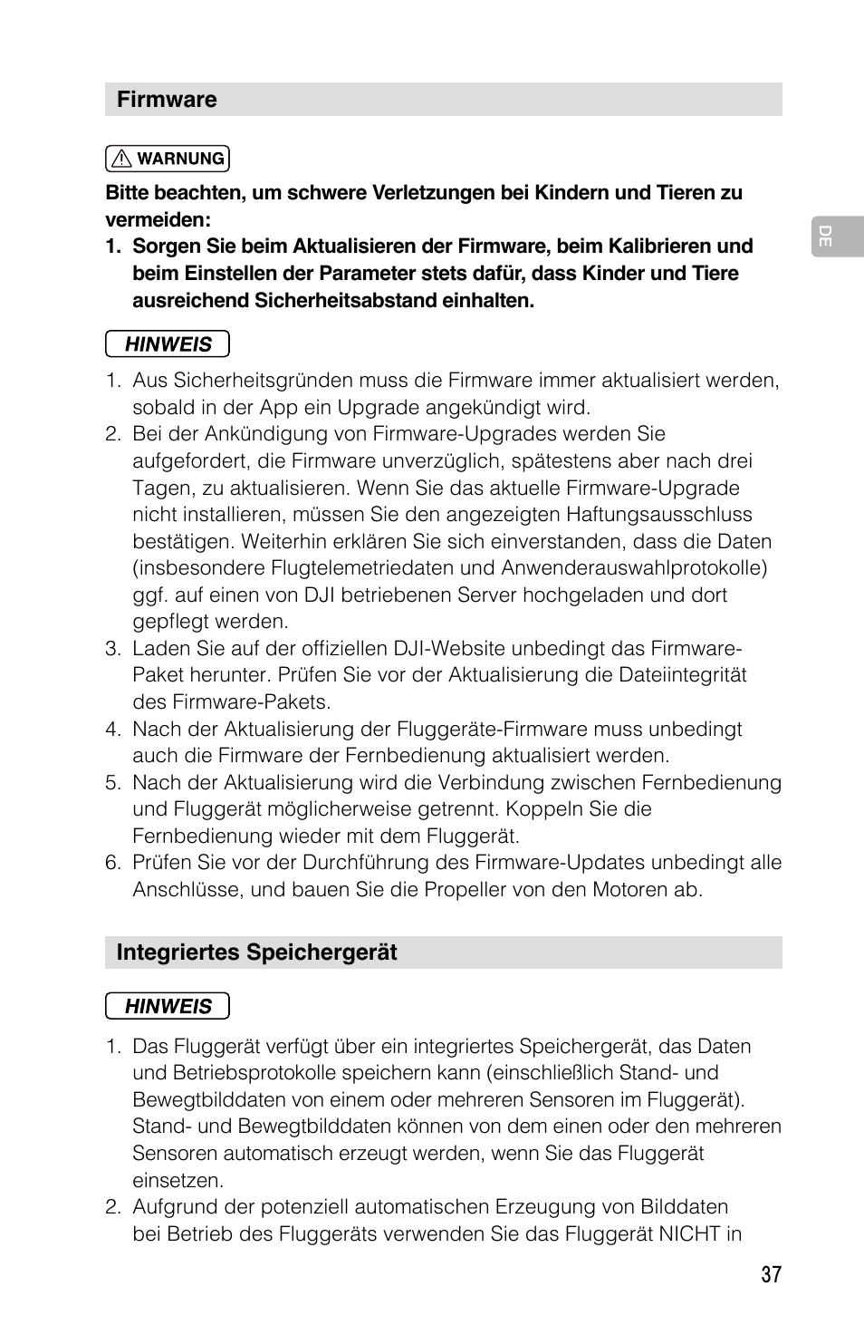 DJI Mavic Pro User Manual | Page 36 / 183