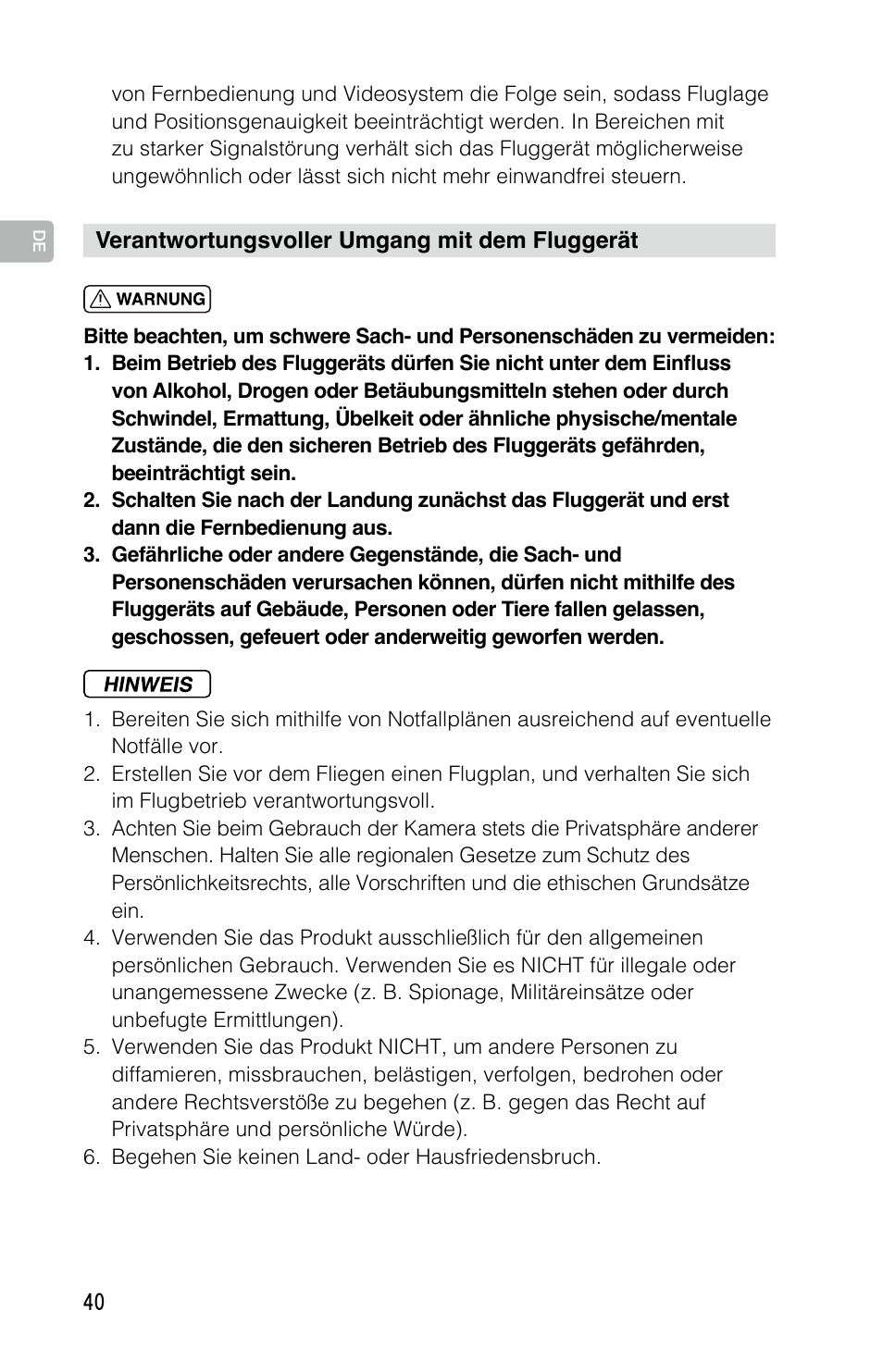 DJI Mavic Pro User Manual | Page 39 / 183