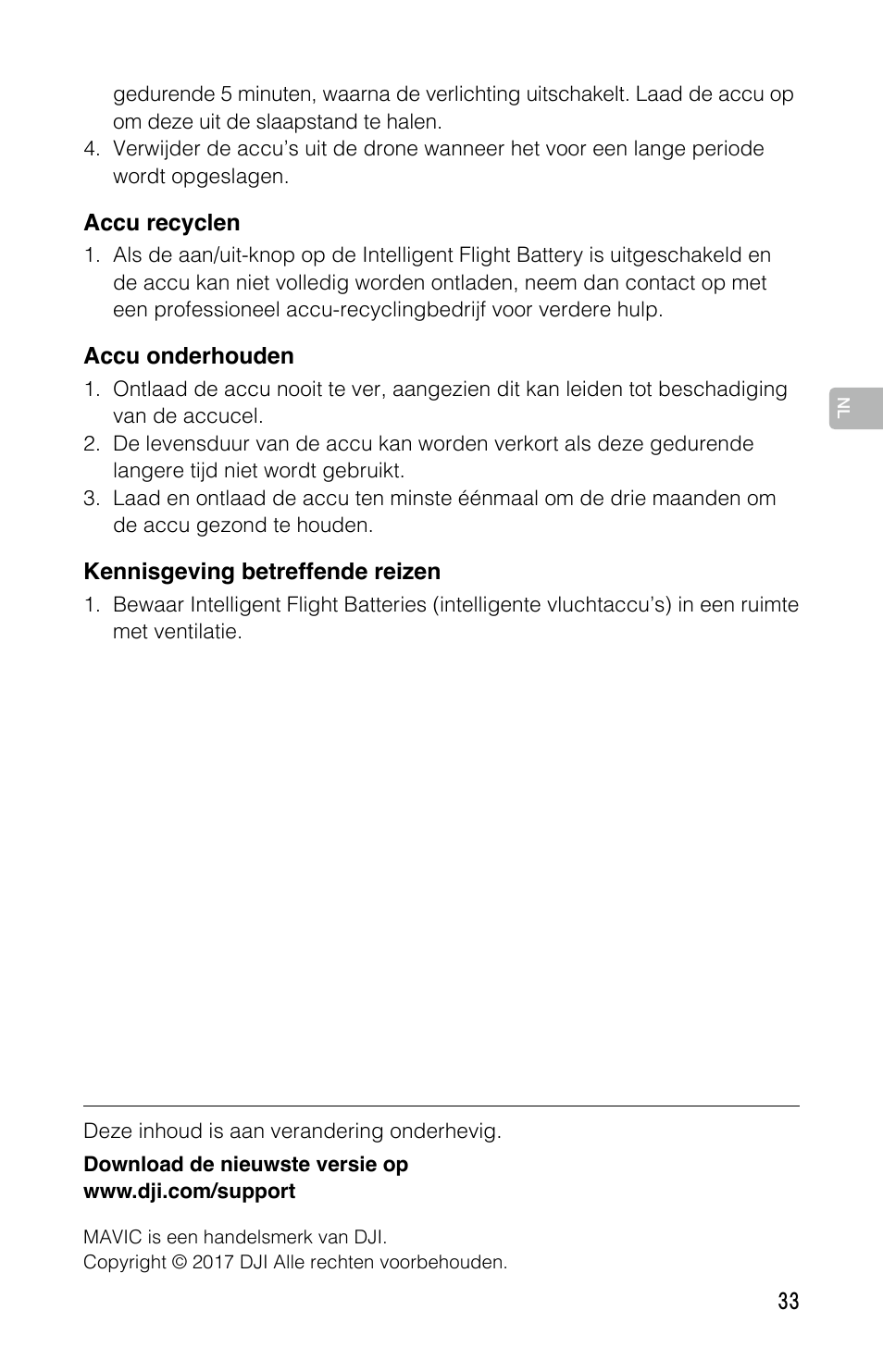 DJI Mavic Pro User Manual | Page 32 / 44