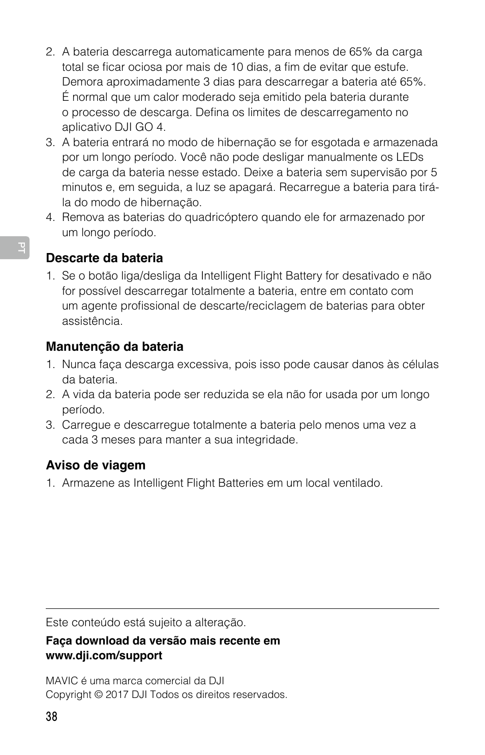 DJI Mavic Pro User Manual | Page 37 / 44