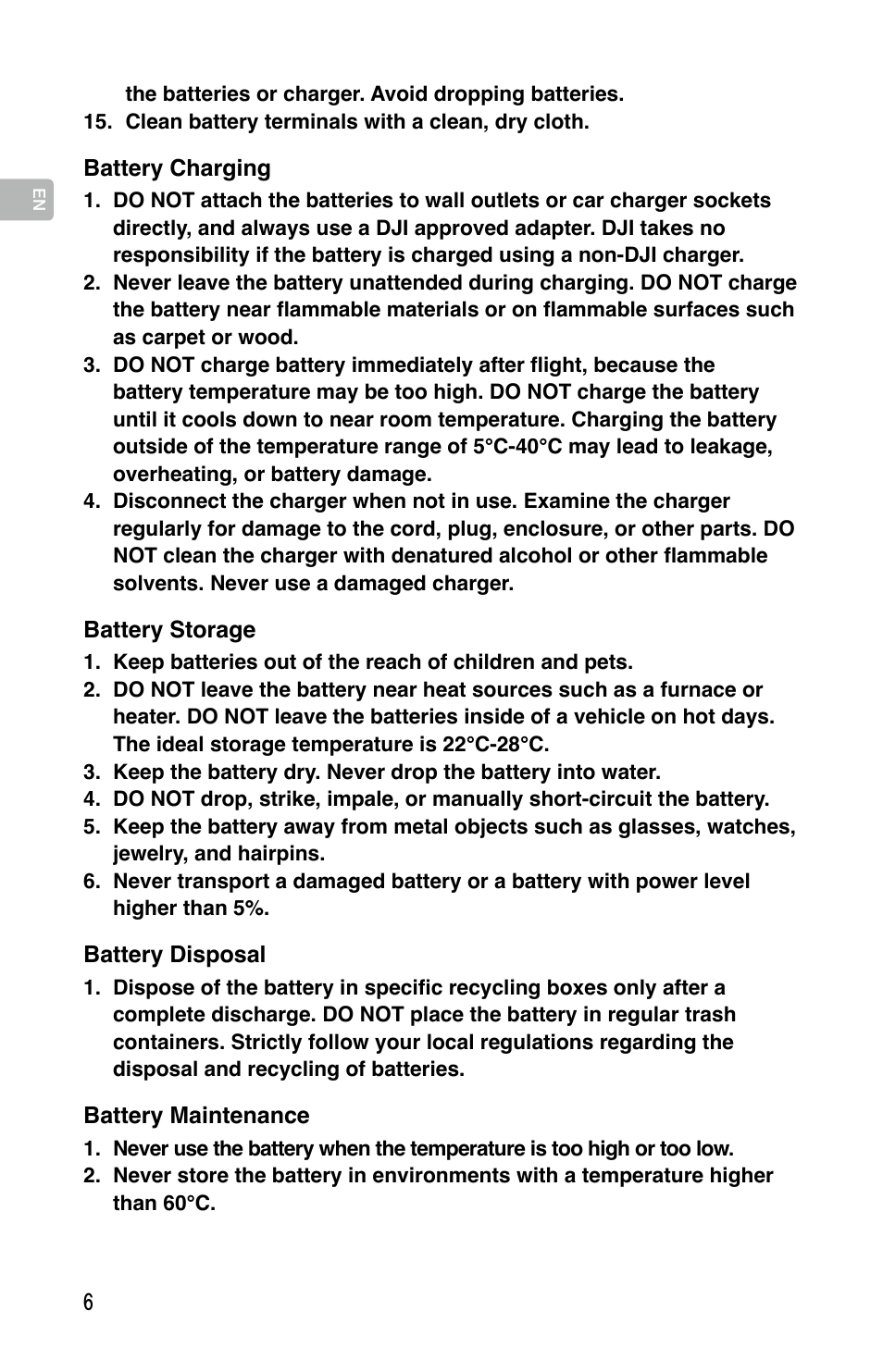 DJI Mavic Pro User Manual | Page 5 / 44