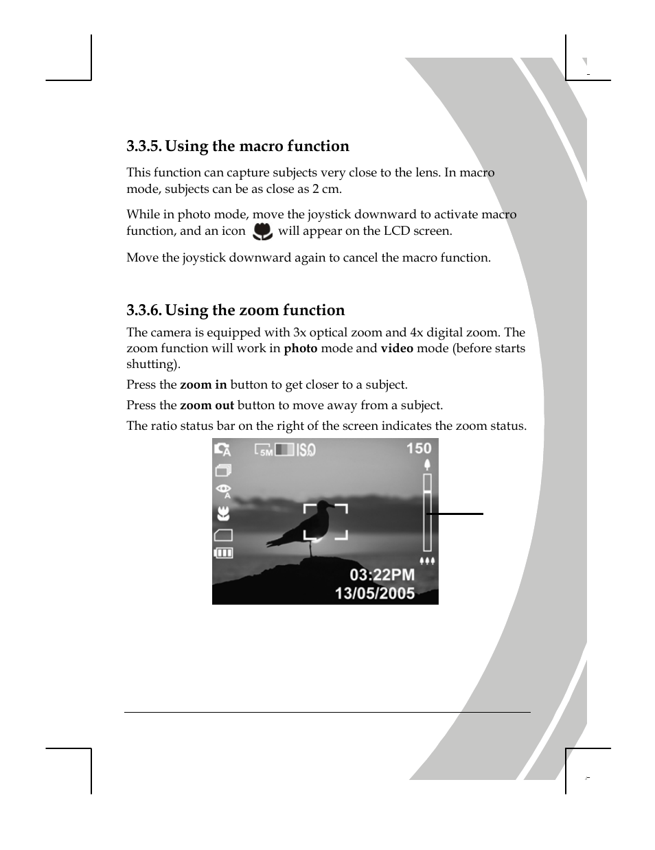 Using the macro function, Using the zoom function | DXG Technology DXG-518 User Manual | Page 31 / 54