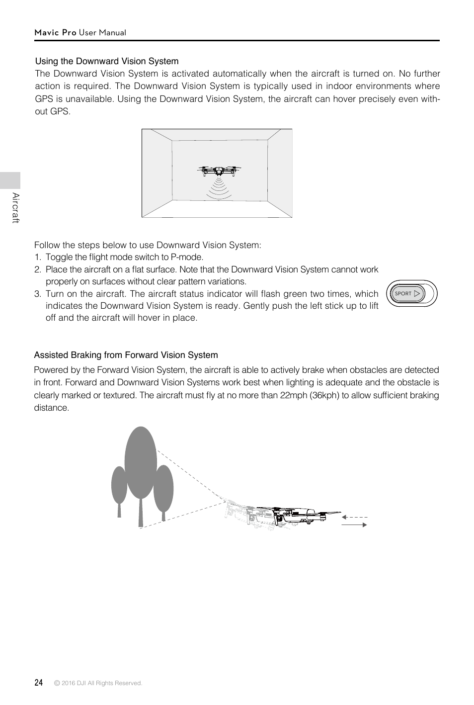 DJI Mavic Pro User Manual | Page 24 / 60