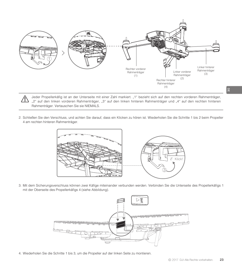 DJI Mavic Propeller Cage User Manual | Page 25 / 52