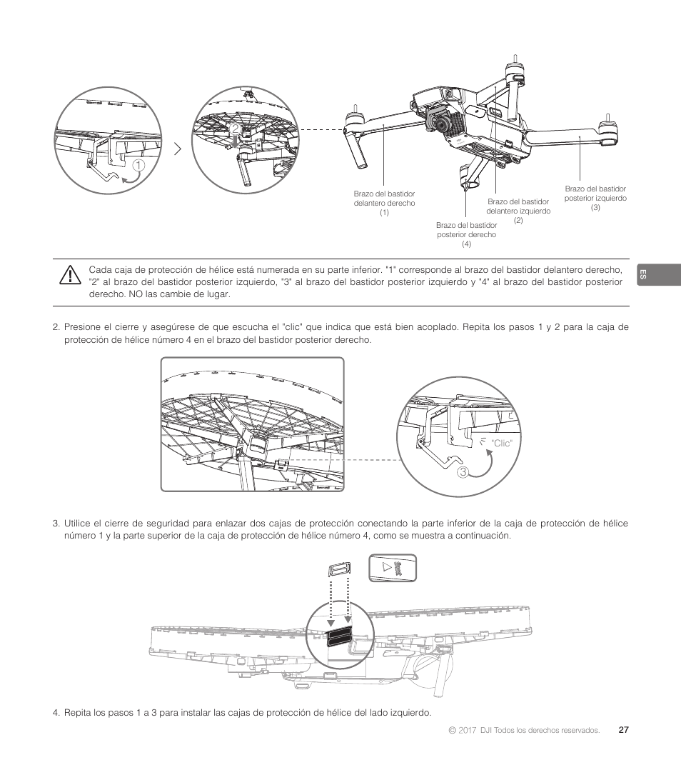 DJI Mavic Propeller Cage User Manual | Page 29 / 52