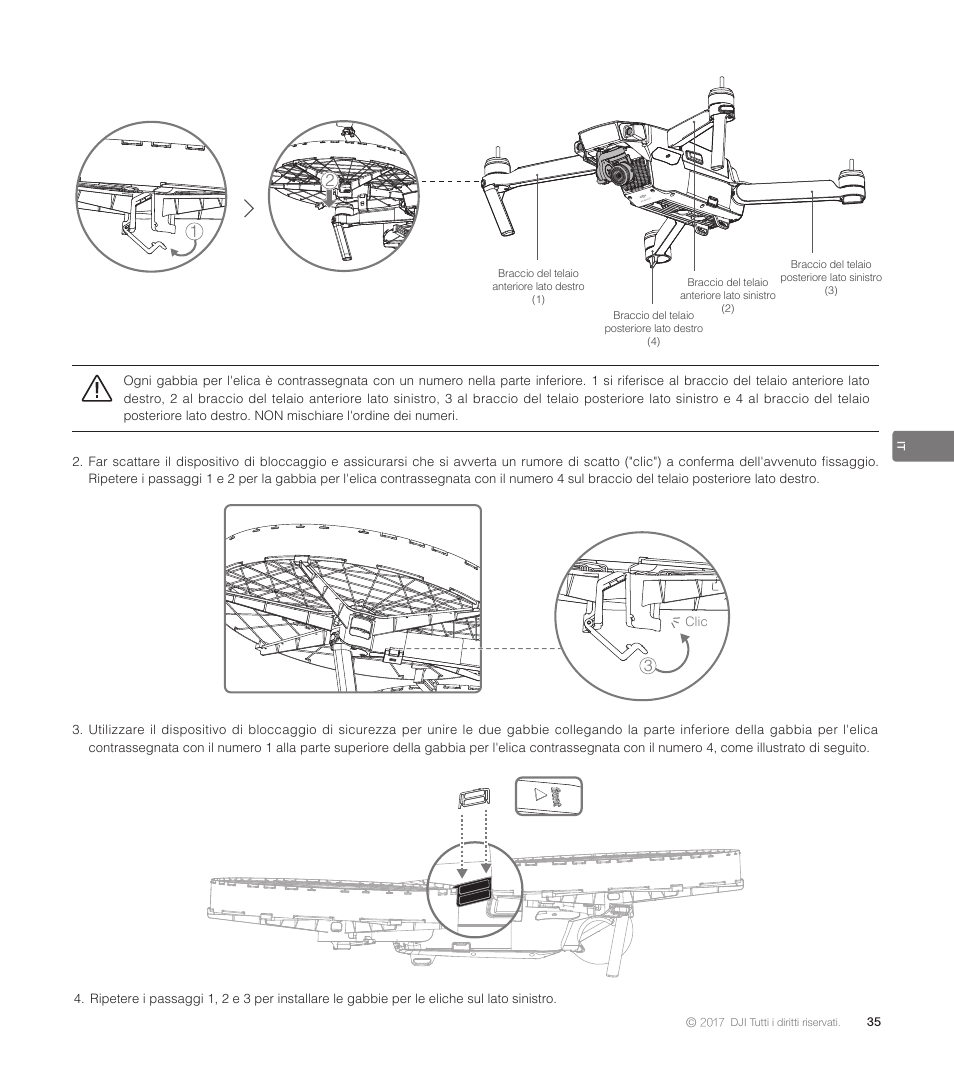 DJI Mavic Propeller Cage User Manual | Page 37 / 52