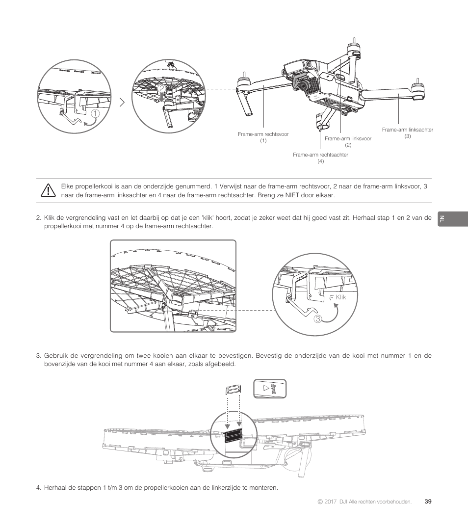 DJI Mavic Propeller Cage User Manual | Page 41 / 52