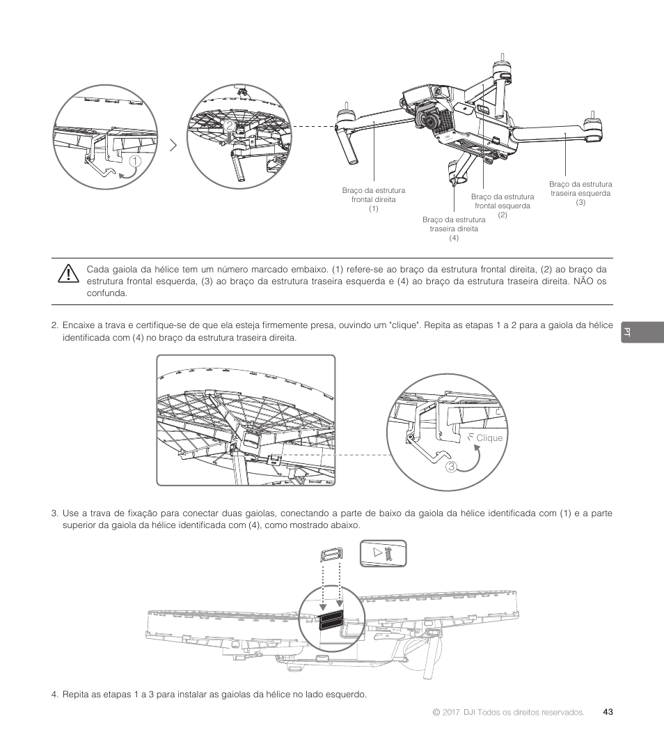 DJI Mavic Propeller Cage User Manual | Page 45 / 52