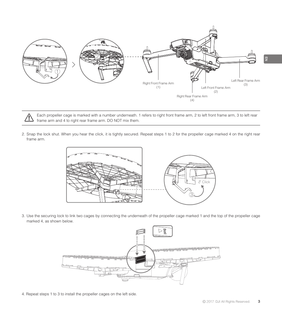 DJI Mavic Propeller Cage User Manual | Page 5 / 52