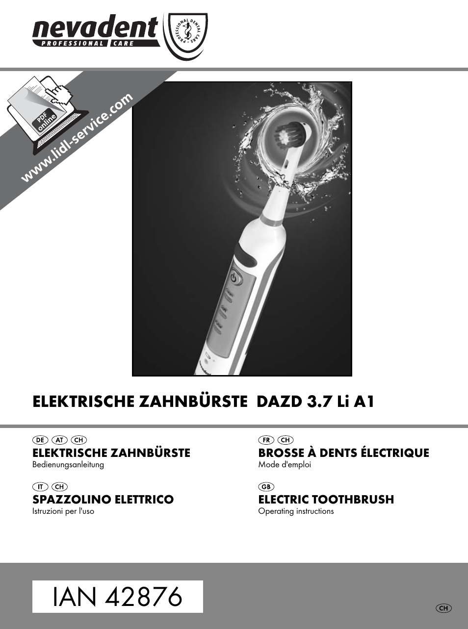 Dentalux DAZD 3.7 Li A1 User Manual | 44 pages